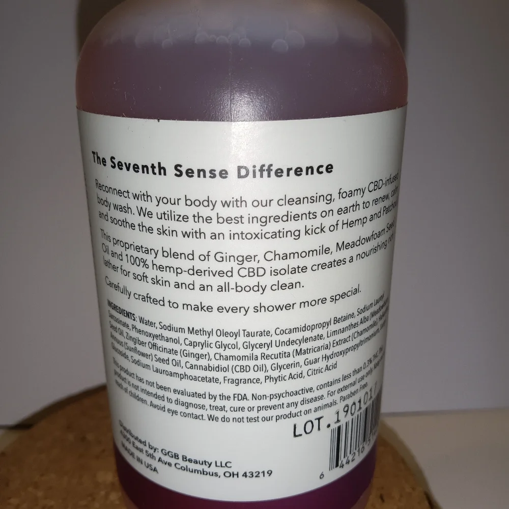 Seven7H Sense CBD Body Wash